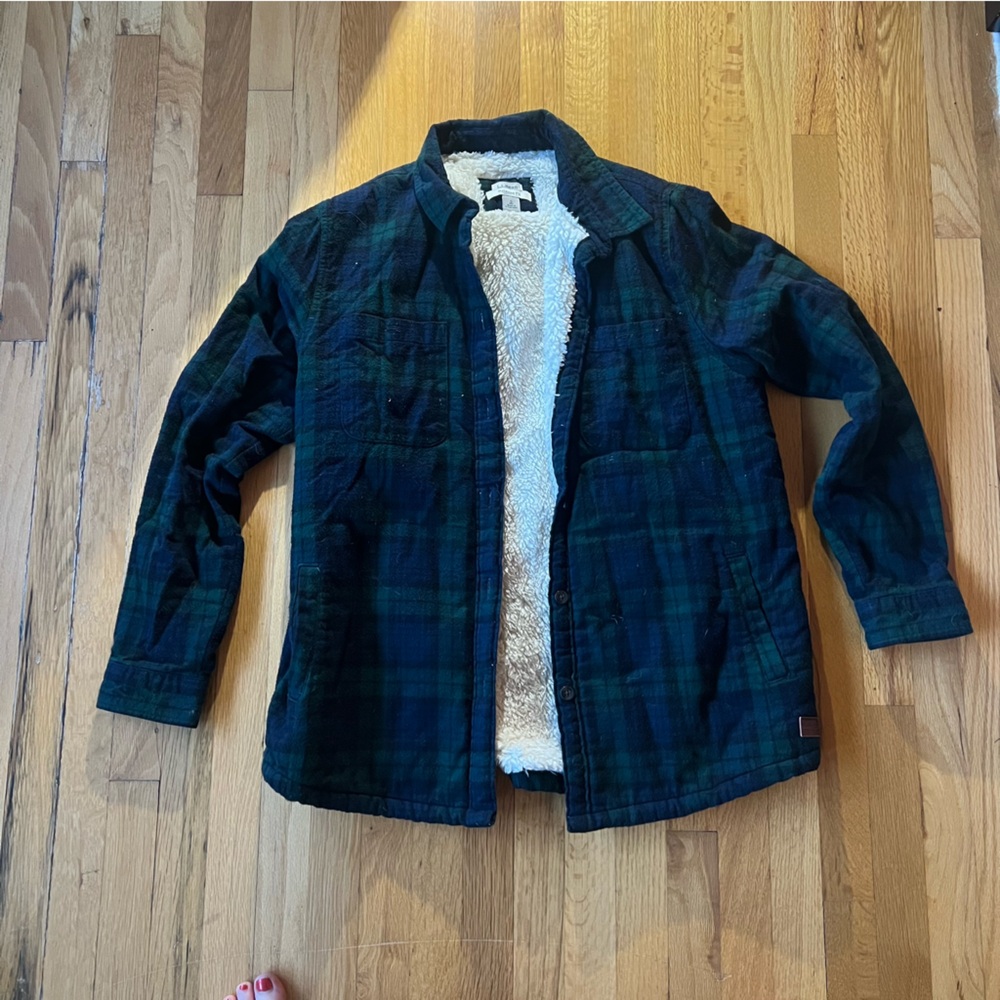 Women’s LL bean sherpa lined flannel